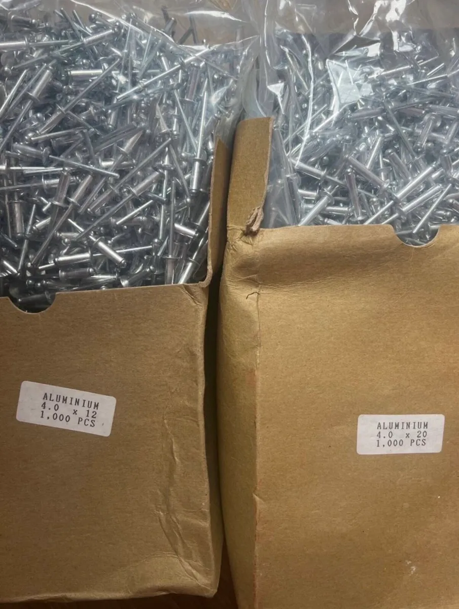 Two packs of a new aluminium rivets - Image 2