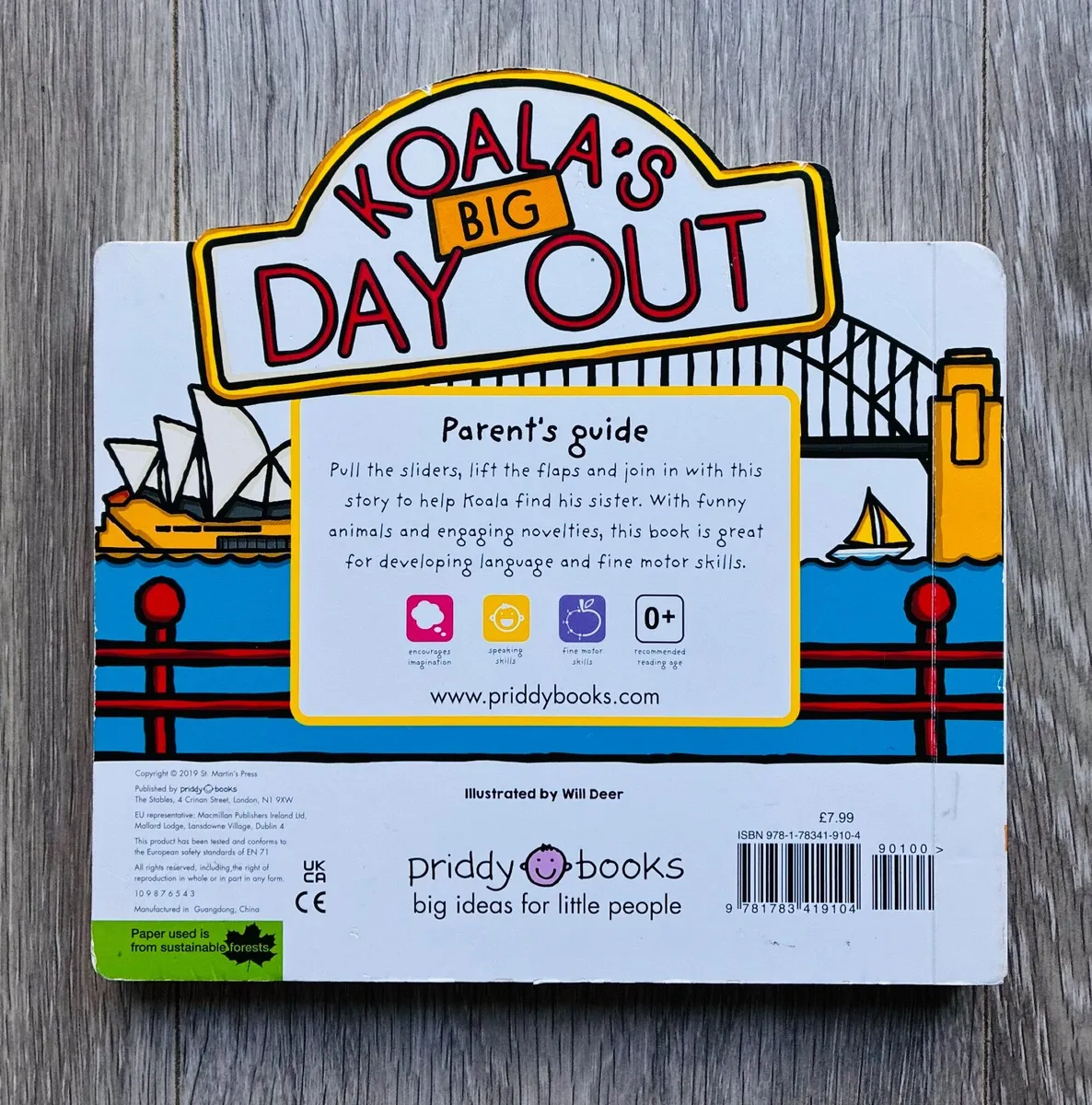 Koala's Big Day Out Interactive Slider Board Book - Image 4