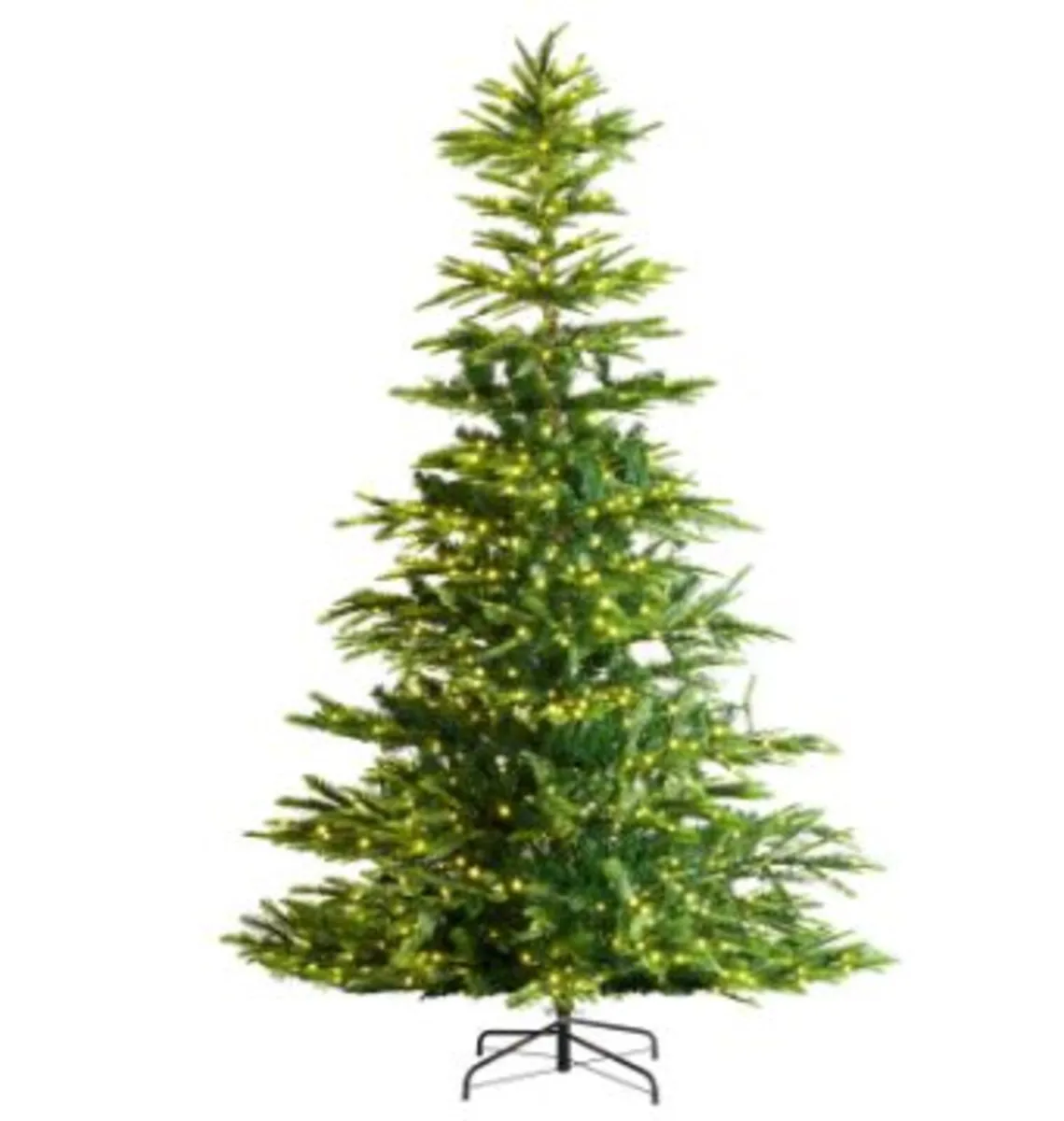 Christmas Tree, 7.5ft Prelit Artificial Xmas - Image 1