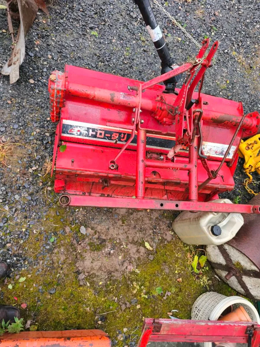 Compact tractor Rotavator - Image 1