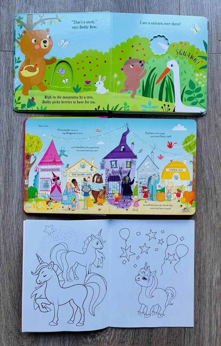 Unicorn Books Bundle (3 Pack) - Story, Board & Col - Image 2