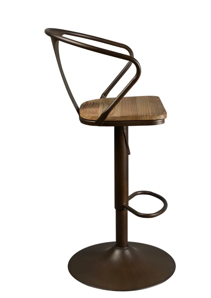 Set of 4 High Stool Bar Stool - Image 4