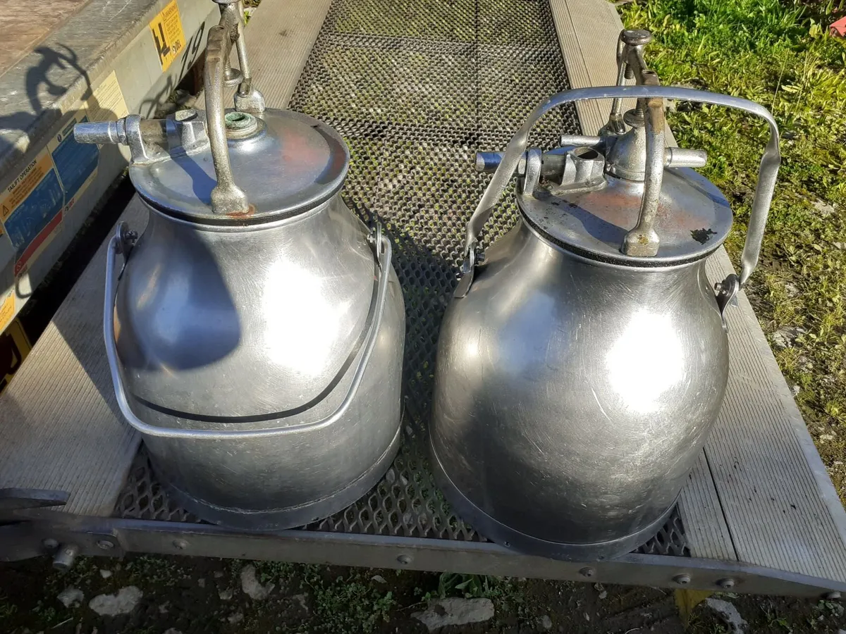 MILK BUCKETS  X 2 - Image 1