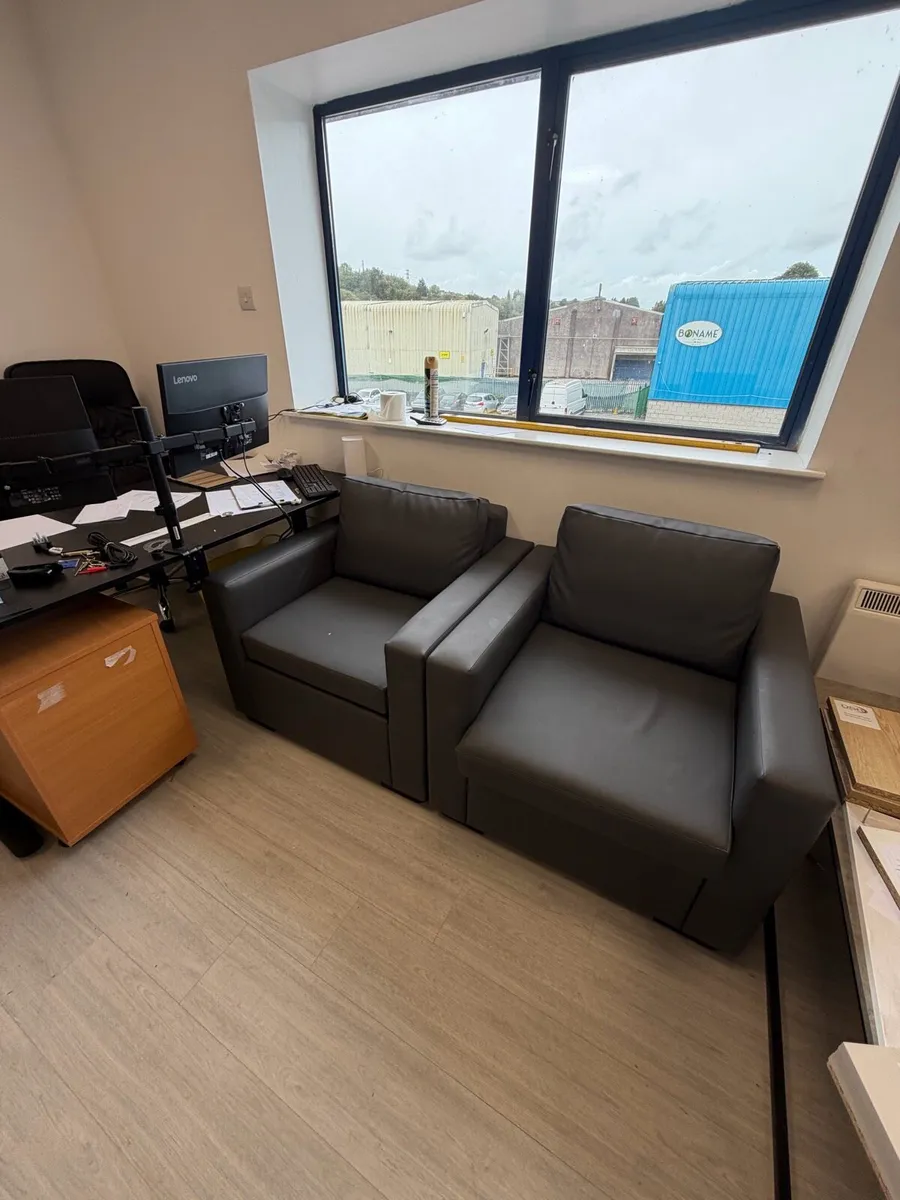 Office couches grey - Image 1