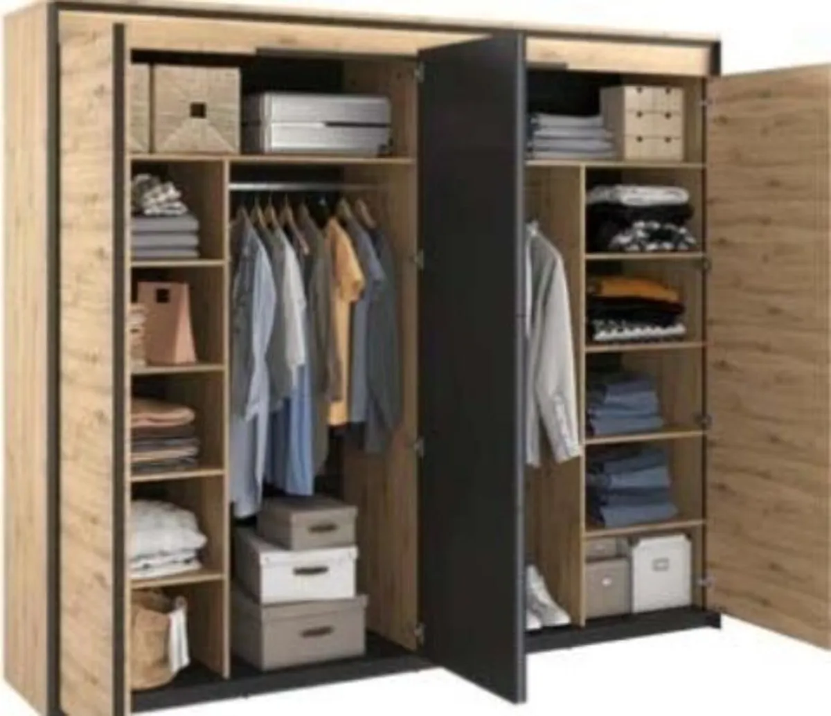 Quant 4 Door Wardrobe (LED Included) - Image 2