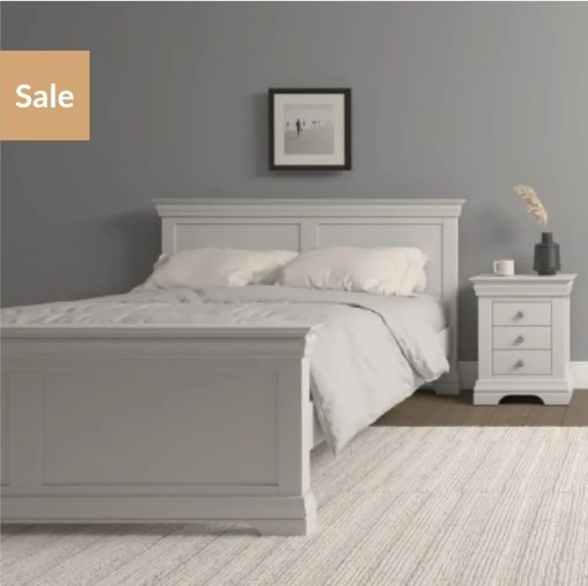 Bordeaux Ivory 5 Piece Bedroom Set - Image 2
