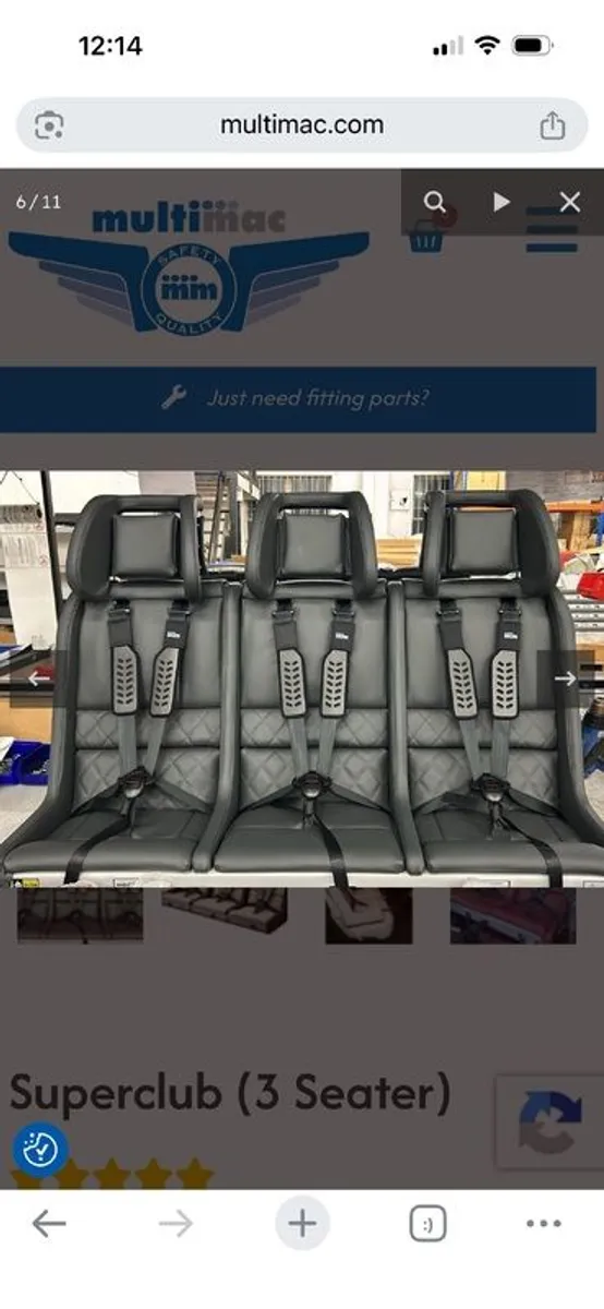 Multimac Car Seat and 2 x Minimac Car Seats - Image 1