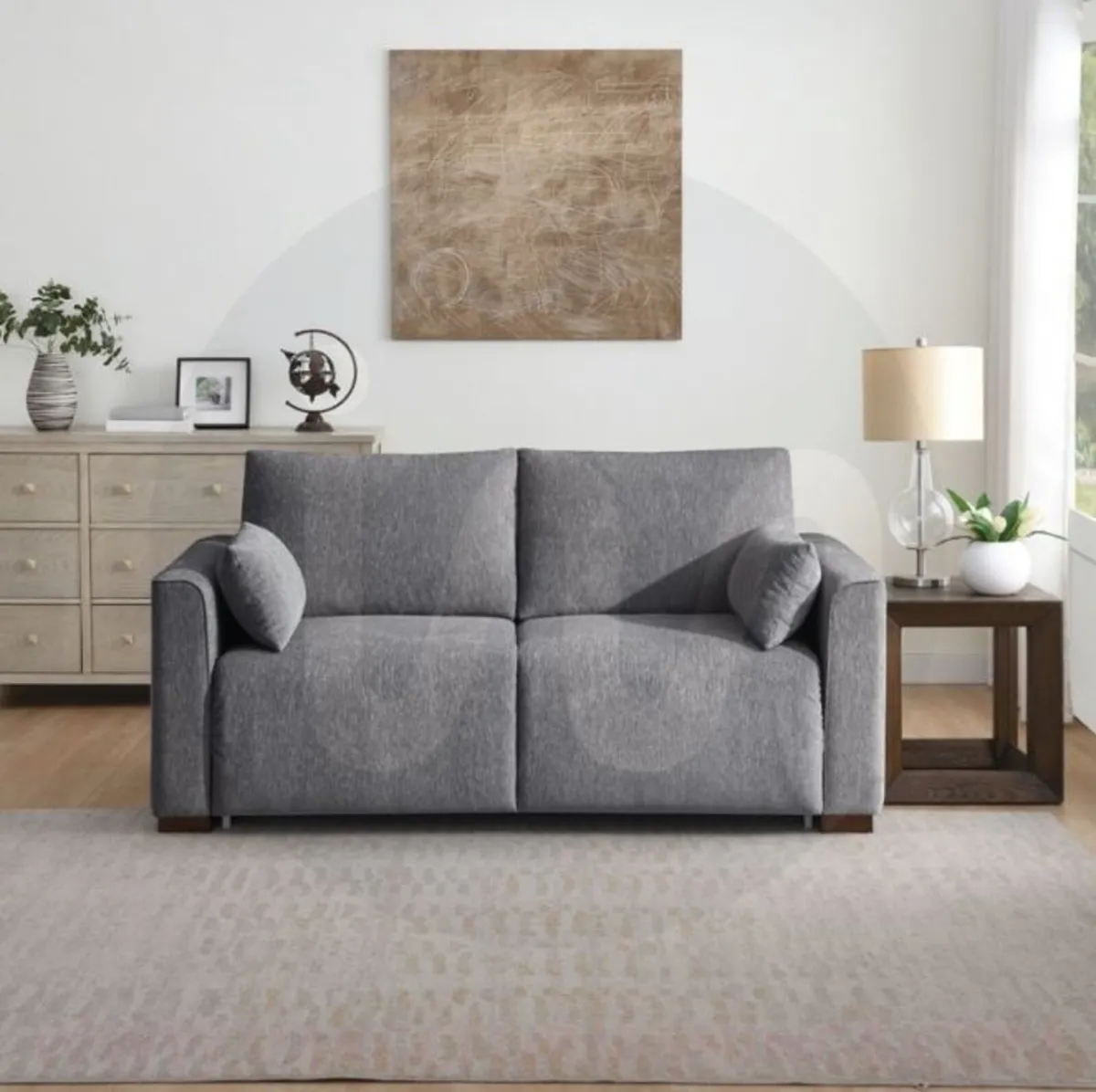 Scottsboro Full Foam Sofa Bed – Light Grey - Image 1