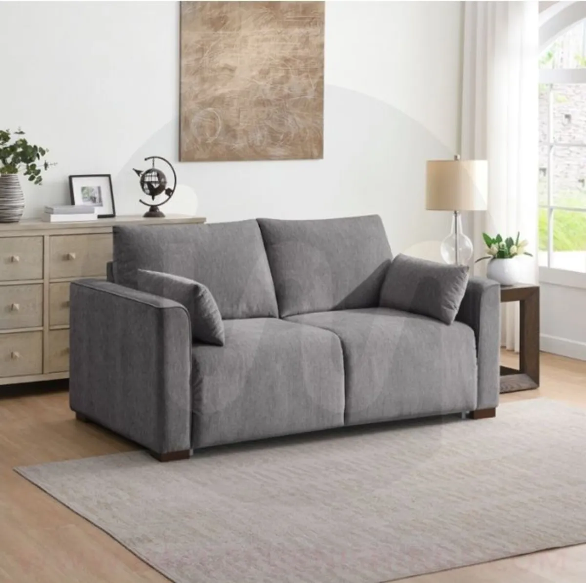 Scottsboro Full Foam Sofa Bed – Light Grey - Image 3