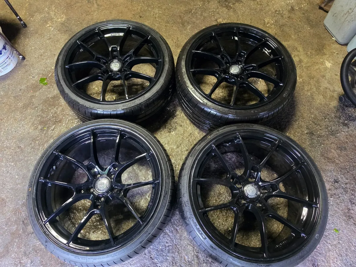 Strom STR-F1 Forged Staggered R19 Alloy Wheels NEW - Image 1
