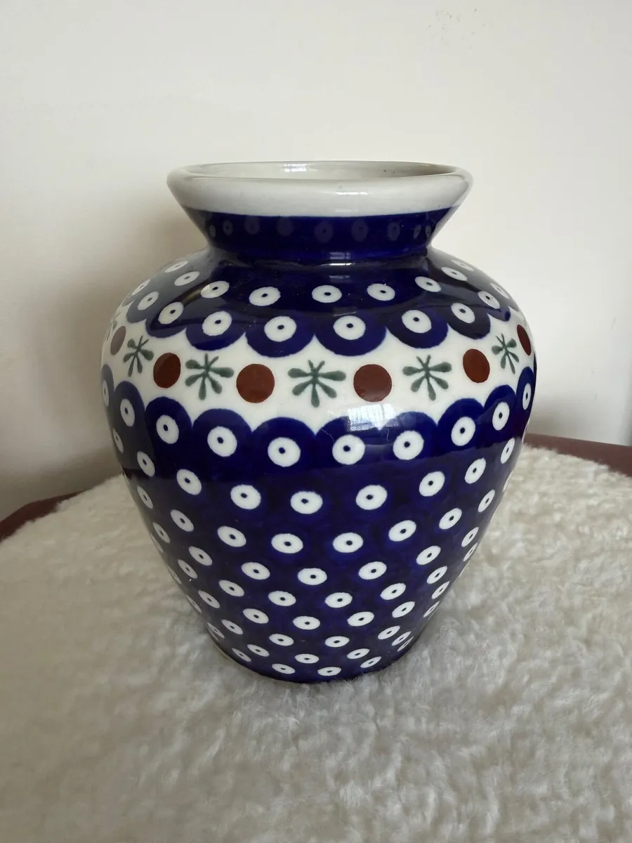 Boleslawiec Polish Pottery Vase