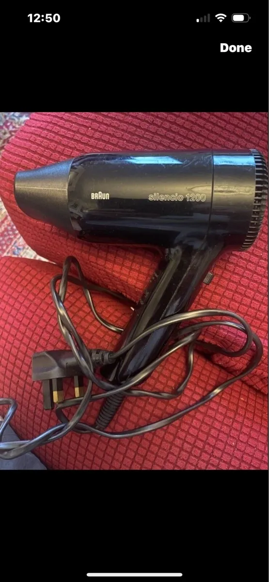Braun Silencio 1200 hair dryer - Image 1