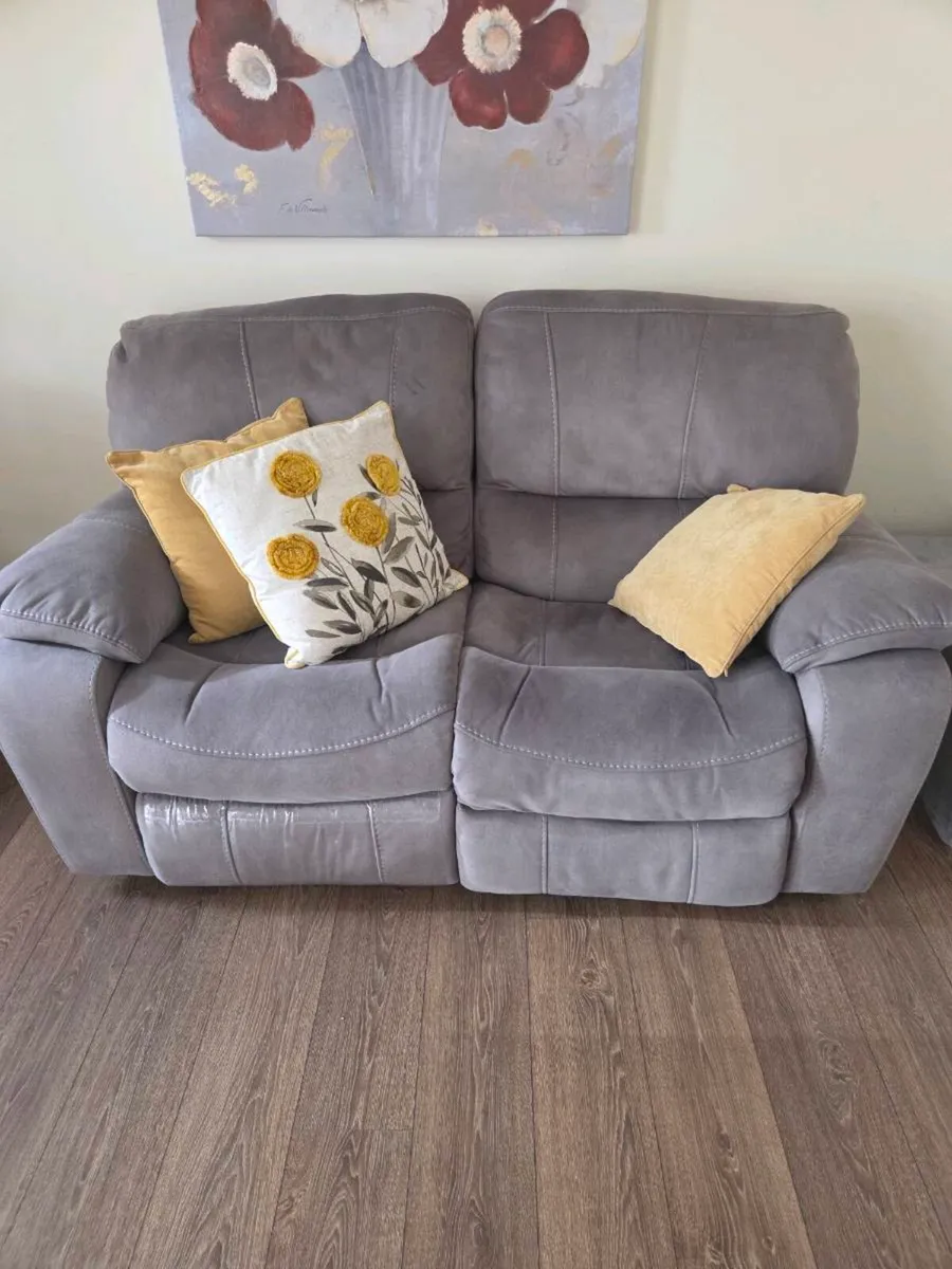 2 Seater Reclining Sofa - Image 1