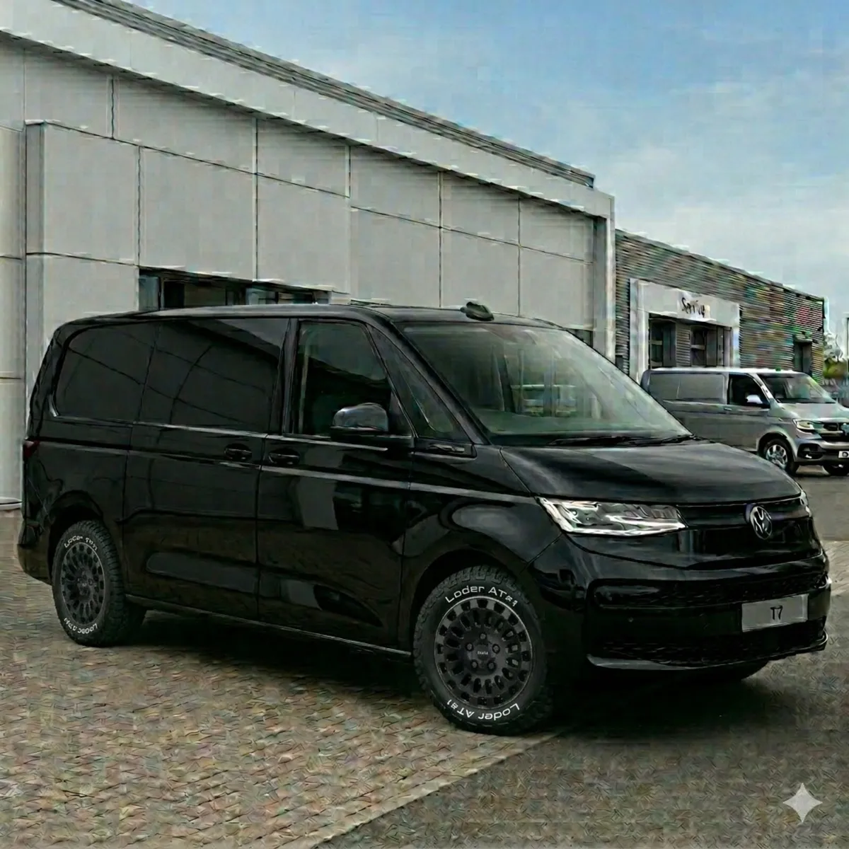 Volkswagen Transporter alloy wheels and tyres - Image 1