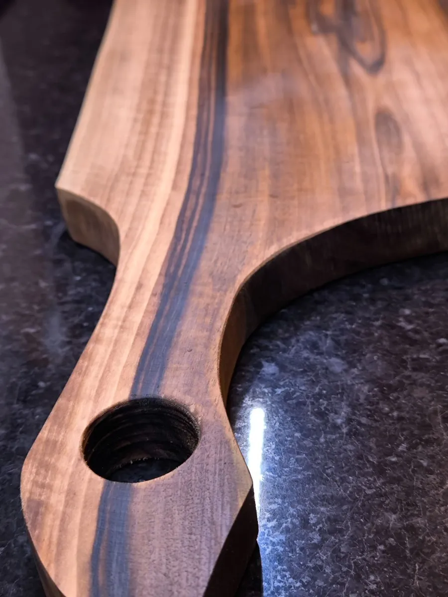 2x XL European Walnut Board 65cm - Solid One Piec - Image 1