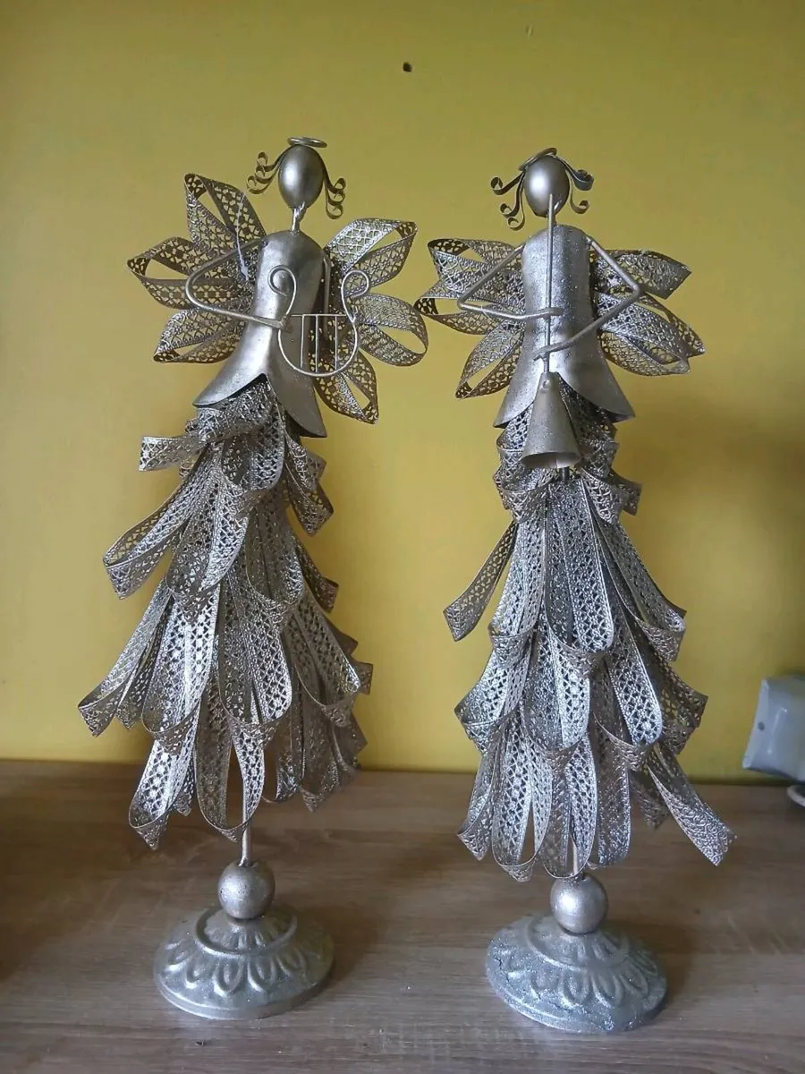 2 Christmas Angel figures