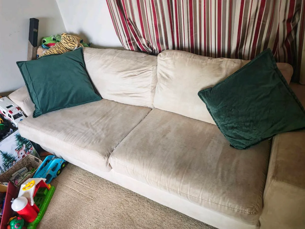 Cream Sofa - Image 2