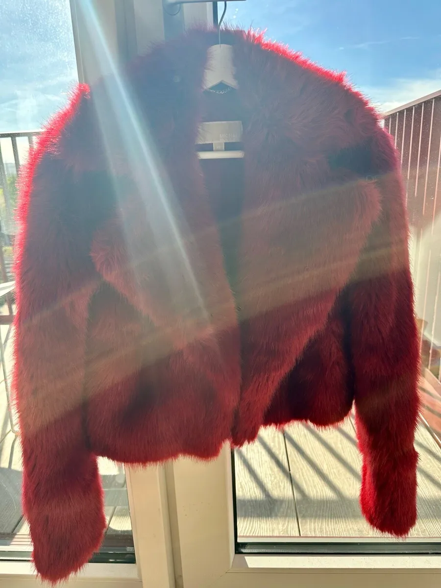 MK furry coat just tried on & trench coat - Image 1