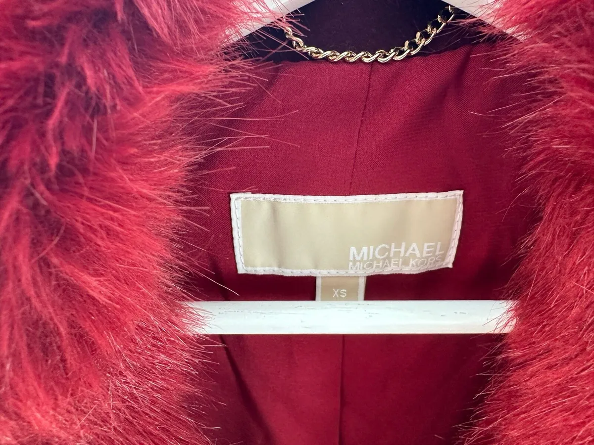 MK furry coat just tried on & trench coat - Image 2