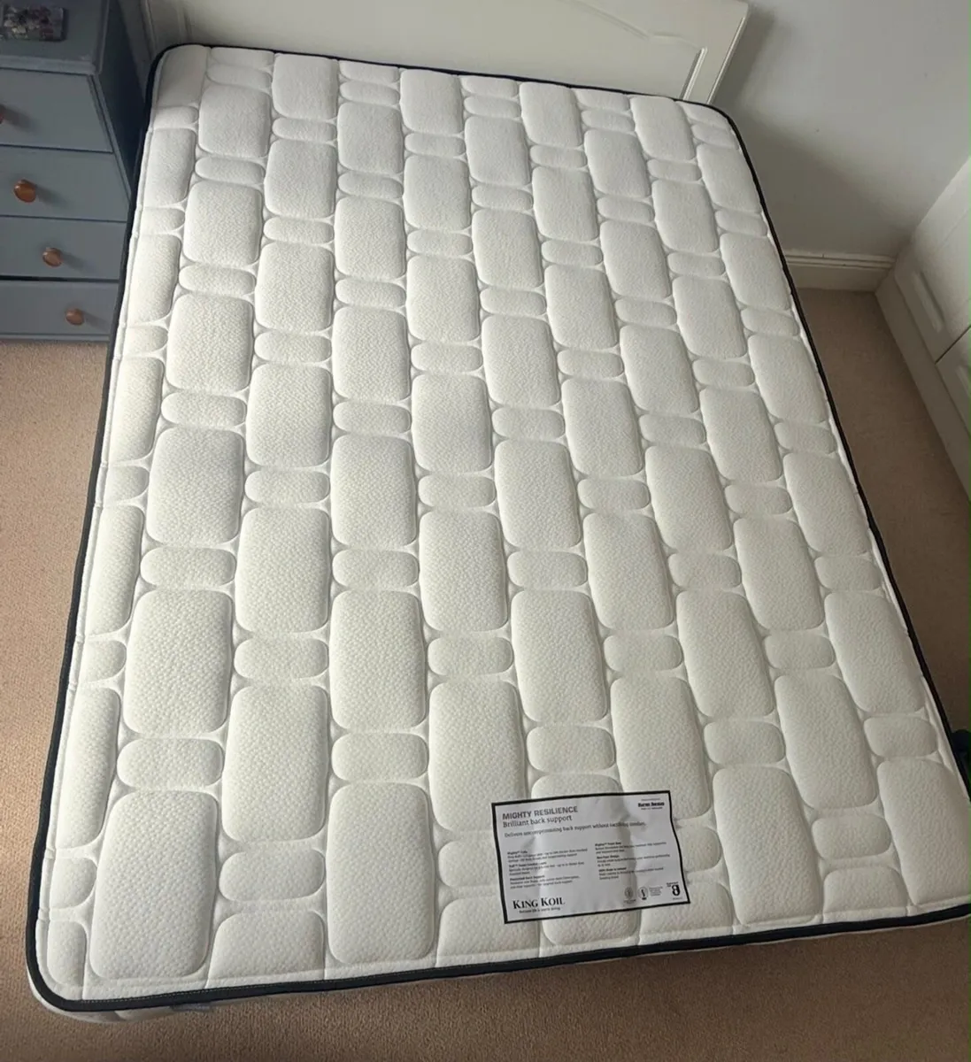 New Dbl Mattress.  King Koil Mighty Resilence - Image 1