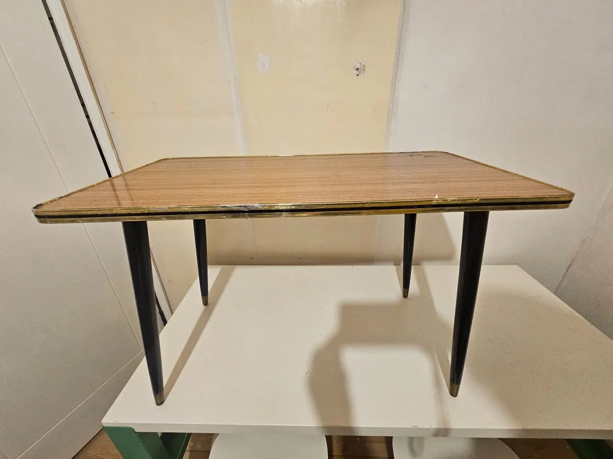 Formica vintage mid century side table - Image 1