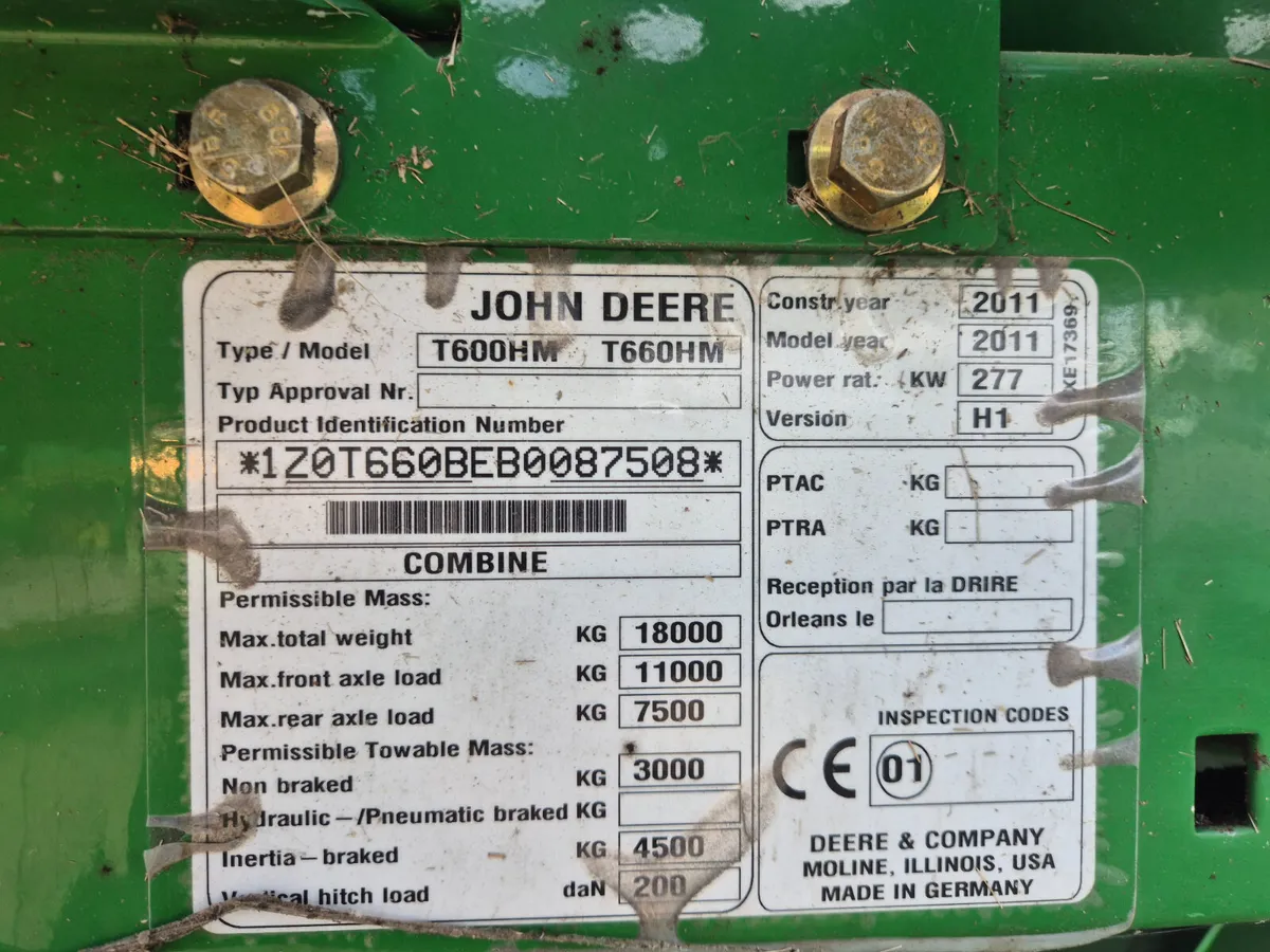John Deere T660 HillMaster 2011 - Image 4