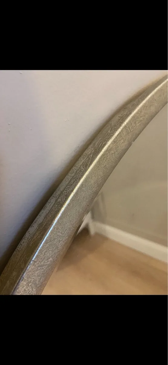 Laura Ashley Mirror in Brushed Chrome - Image 2
