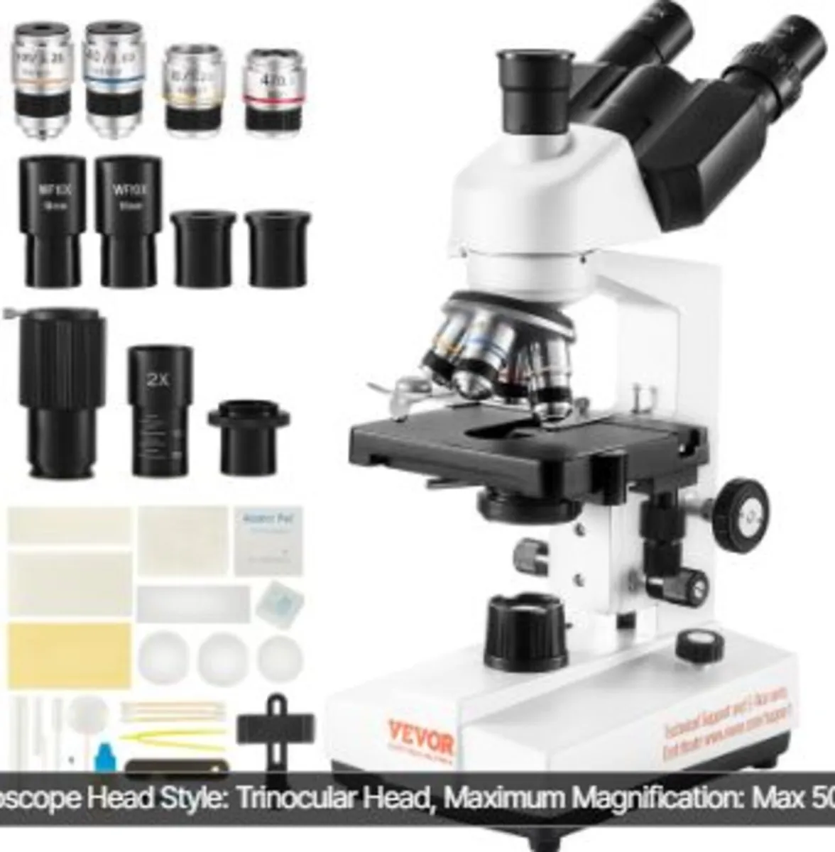 Compound Trinocular Microscope 40X-2500 - Image 3
