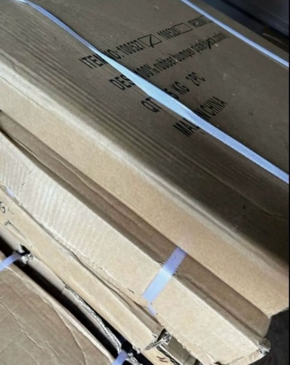 New unopened: Olympic rubber bumper weight plates - Image 1