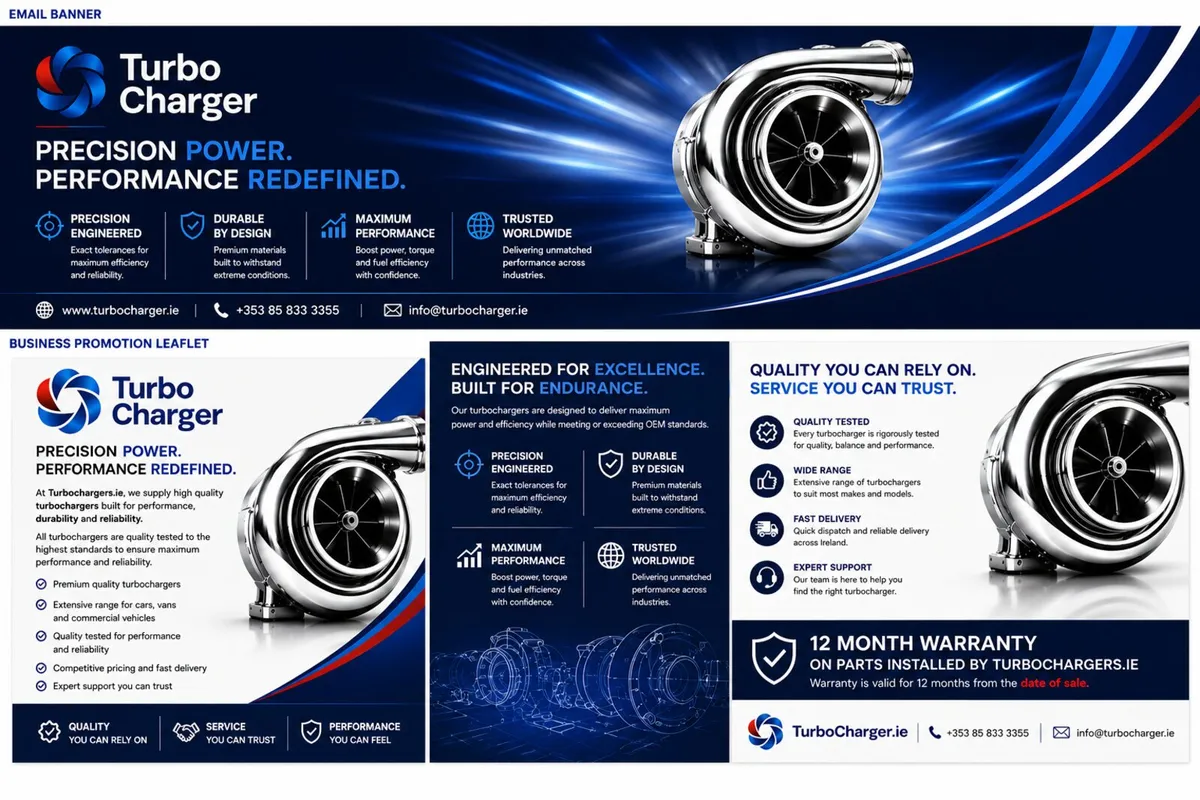 New Turbo reconditioned turbocharger dpf cleaning - Image 1