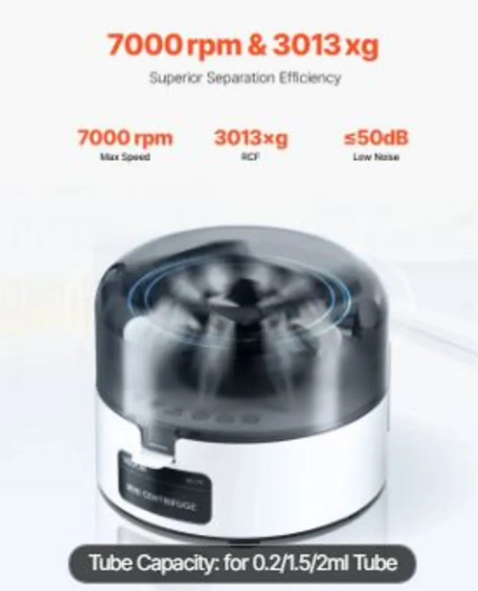 Mini Centrifuge Machine, 3013xg RCF - Image 4