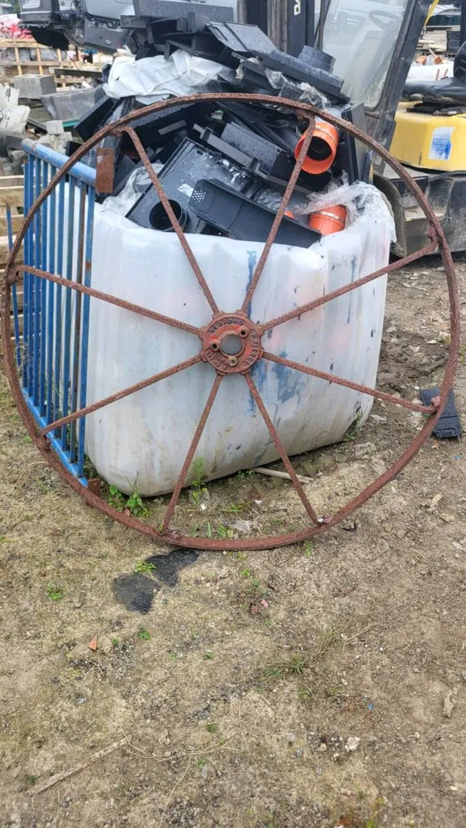 Antique Pierce Wexford Farm Wheel - Image 1