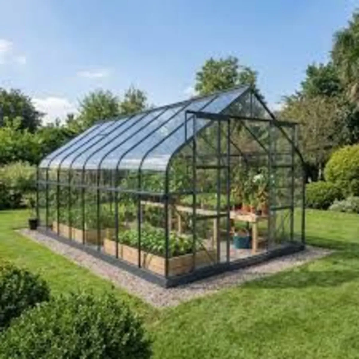 Glasshouse 3x4.8m  4mm toughened glass - Image 1