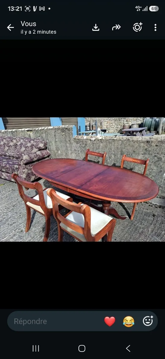 Table  + 4 chairs FREE - Image 2