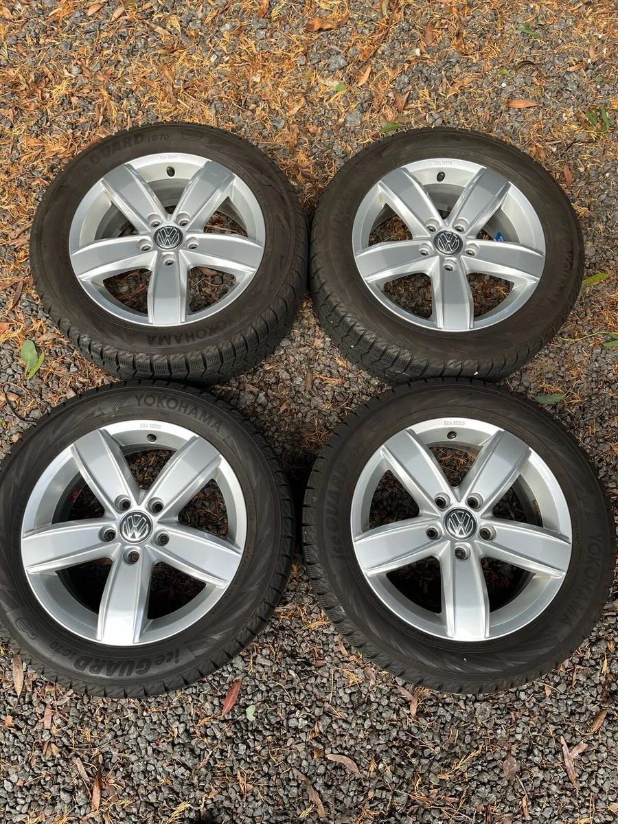 16’ Genuine VW GOLF CADDY 5x112 alloy wheels - Image 1