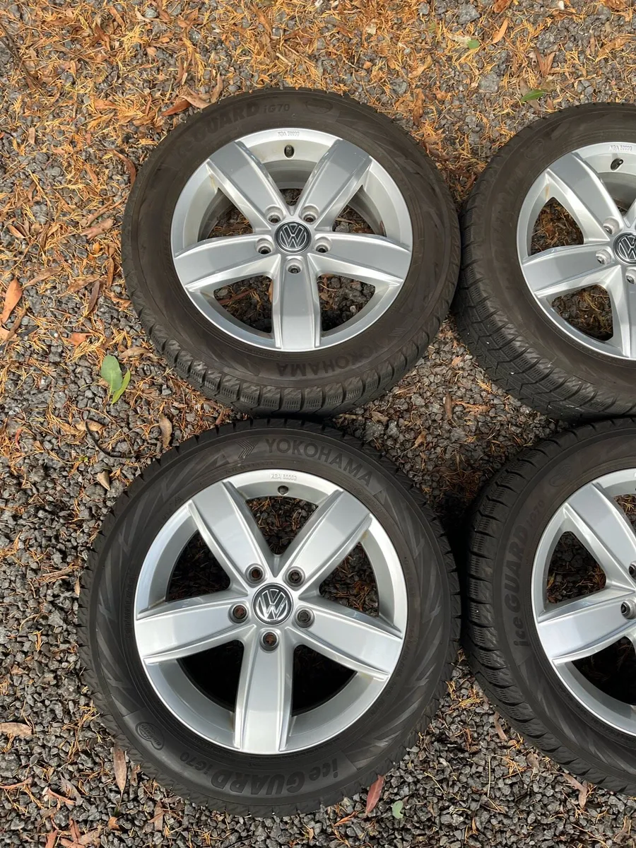 16’ Genuine VW GOLF CADDY 5x112 alloy wheels - Image 2