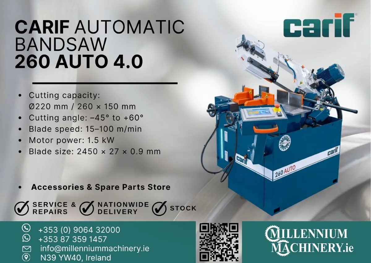 Carif Automatic Bandsaw 260 AUTO 4.0 - Image 1