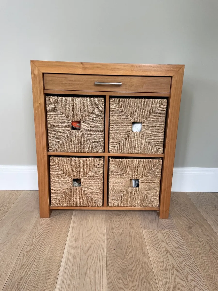 Solid wood storage unit - Image 1