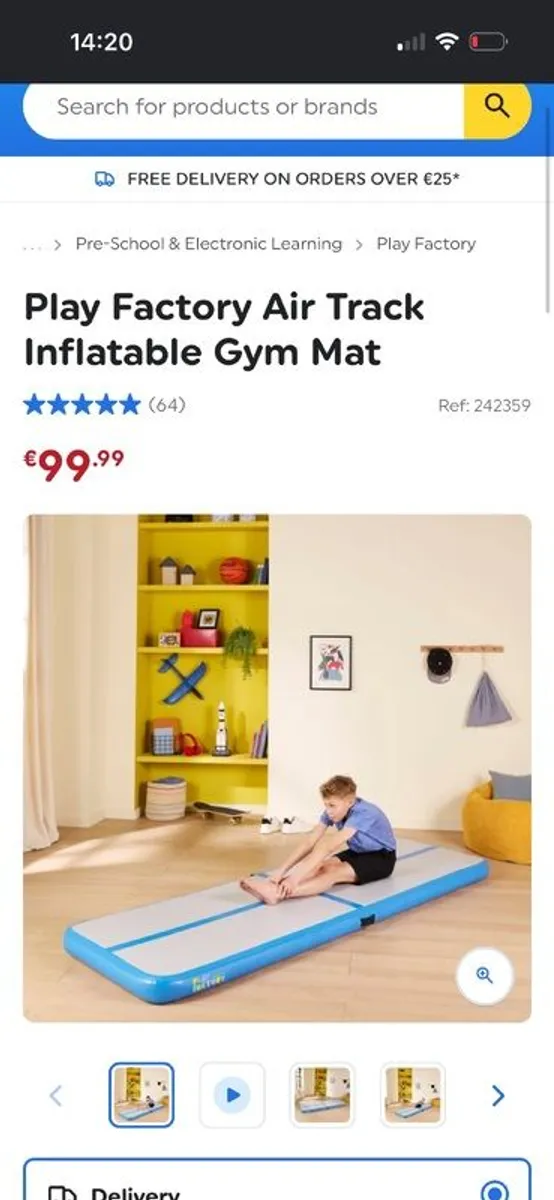 Smyths gymnastics mattress - Image 1