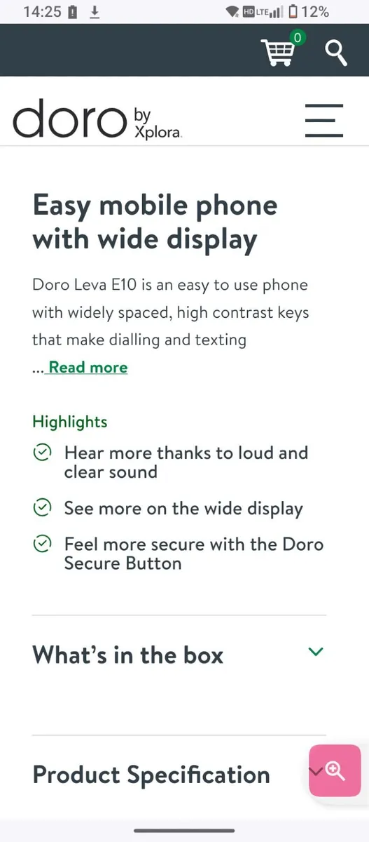 Easy Mobile phone for Seniors - Image 3