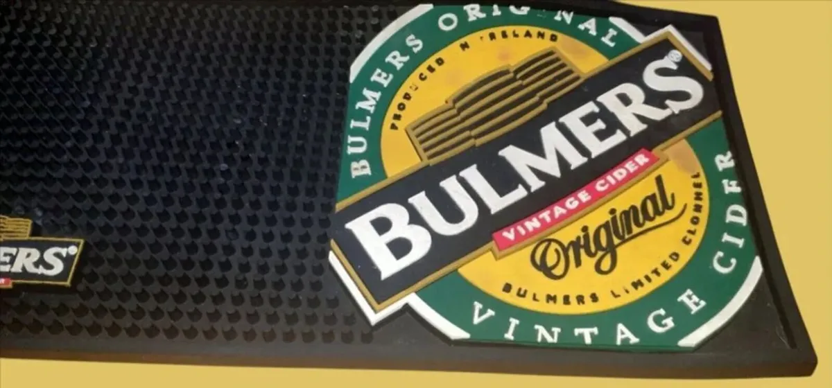 Vintage Bulmers Cider Rubber Bar Runner – New - Image 3