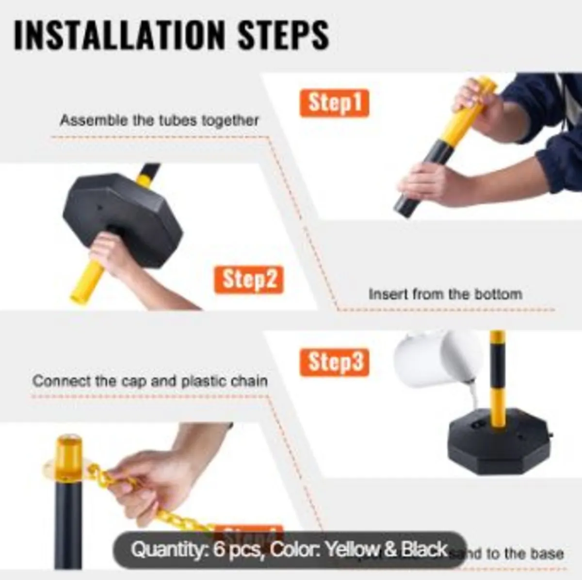 Adjustable Traffic Delineator Post Cones - Image 2
