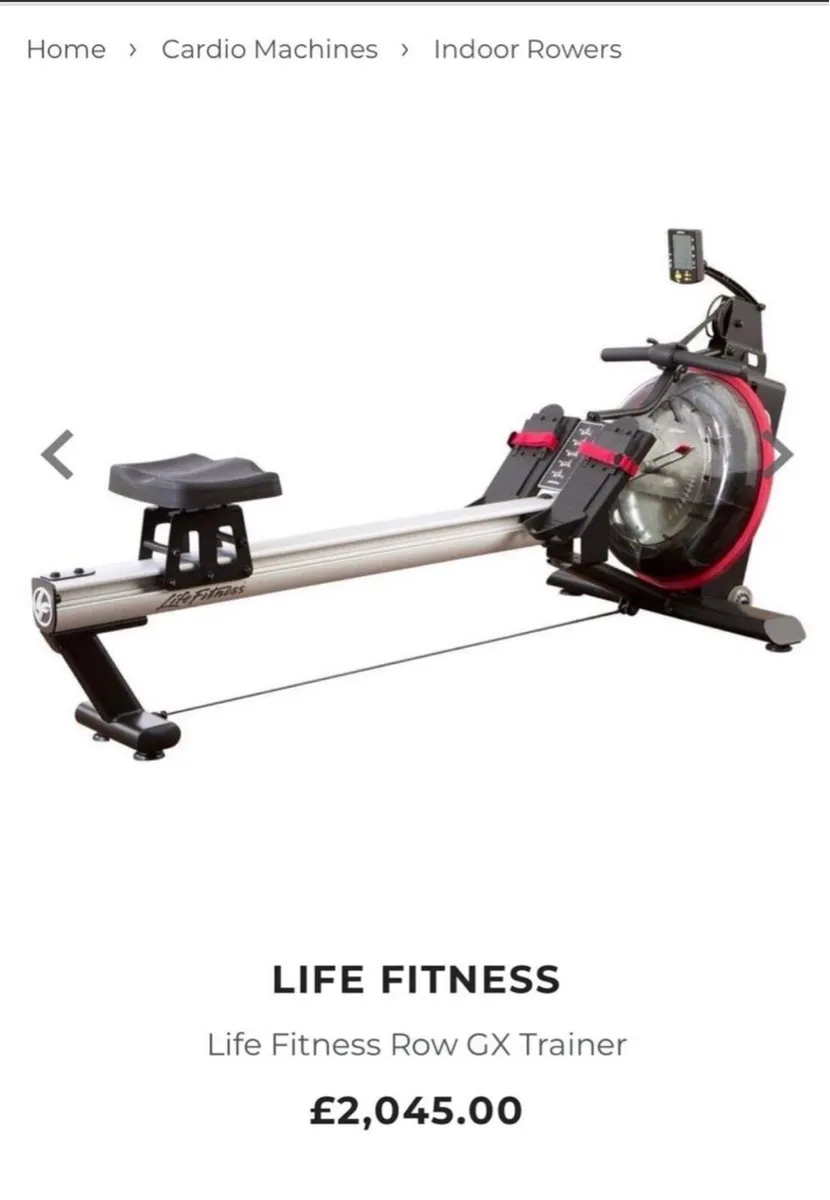 Life Fitness Row GX Trainer - Image 1
