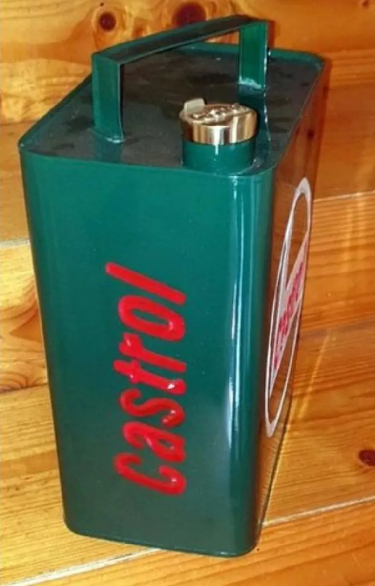 Vintage Castrol Motor Oil Can - Image 4