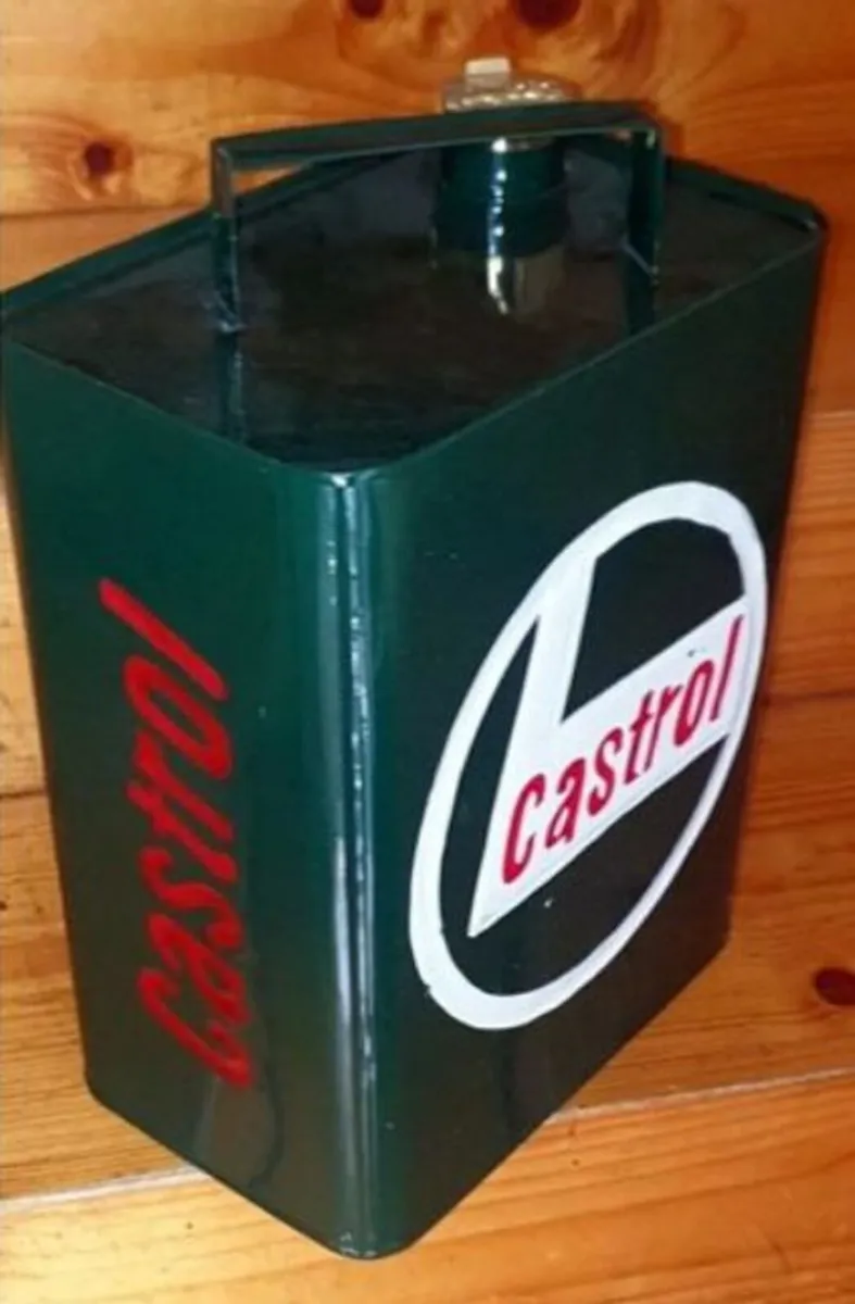 Vintage Castrol Motor Oil Can - Image 1