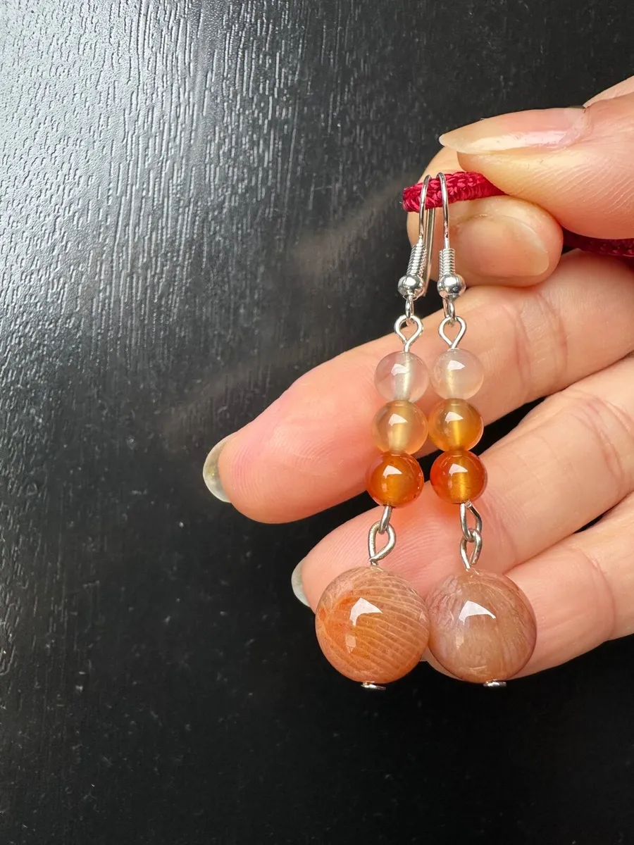 Handmade selection gemstones earrings - Image 2