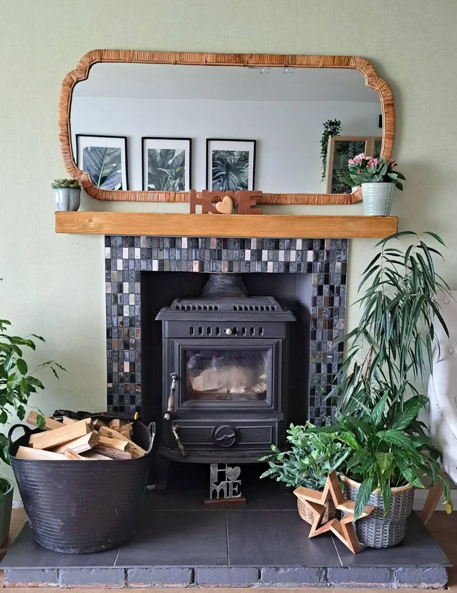Reclaimed Rustic Fire Mantles Pine / Oak - Image 4