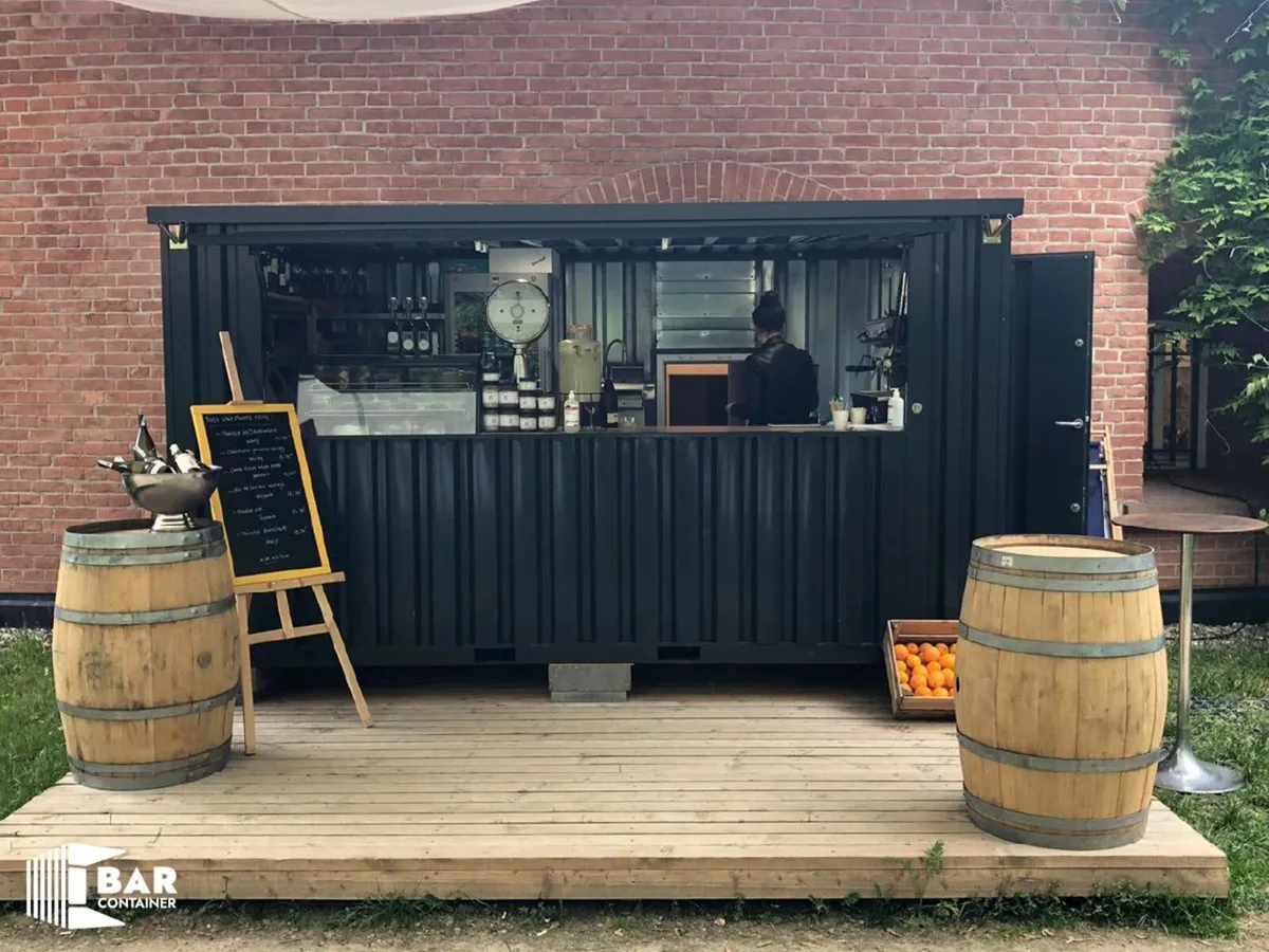 4m x 2m Portable Bar Container – Flat Pack - Image 4