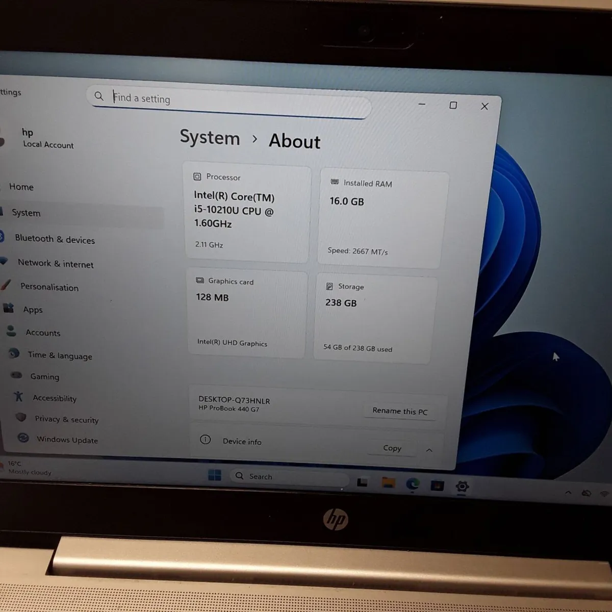 HP ProBook 440 G7 | Intel Core i5-10210U | 16GB - Image 3