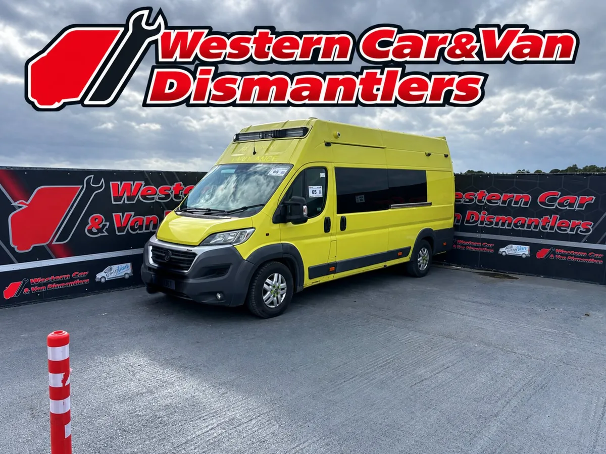 18 fiat ducato 2.3 ambulance for dismantling